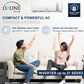 20 SEER2 8.5 HSPF2 Ozone  Cooling/Heat 110V Wifi 12K BTU Mini Split | AHRI & ETL Certified | Inverter image 1