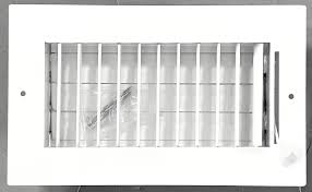 Ozone 12" x 6" Adjustable Blade Sidewall Ceiling Register Vent Cover Diffuser Heavy Duty Stamped Steel