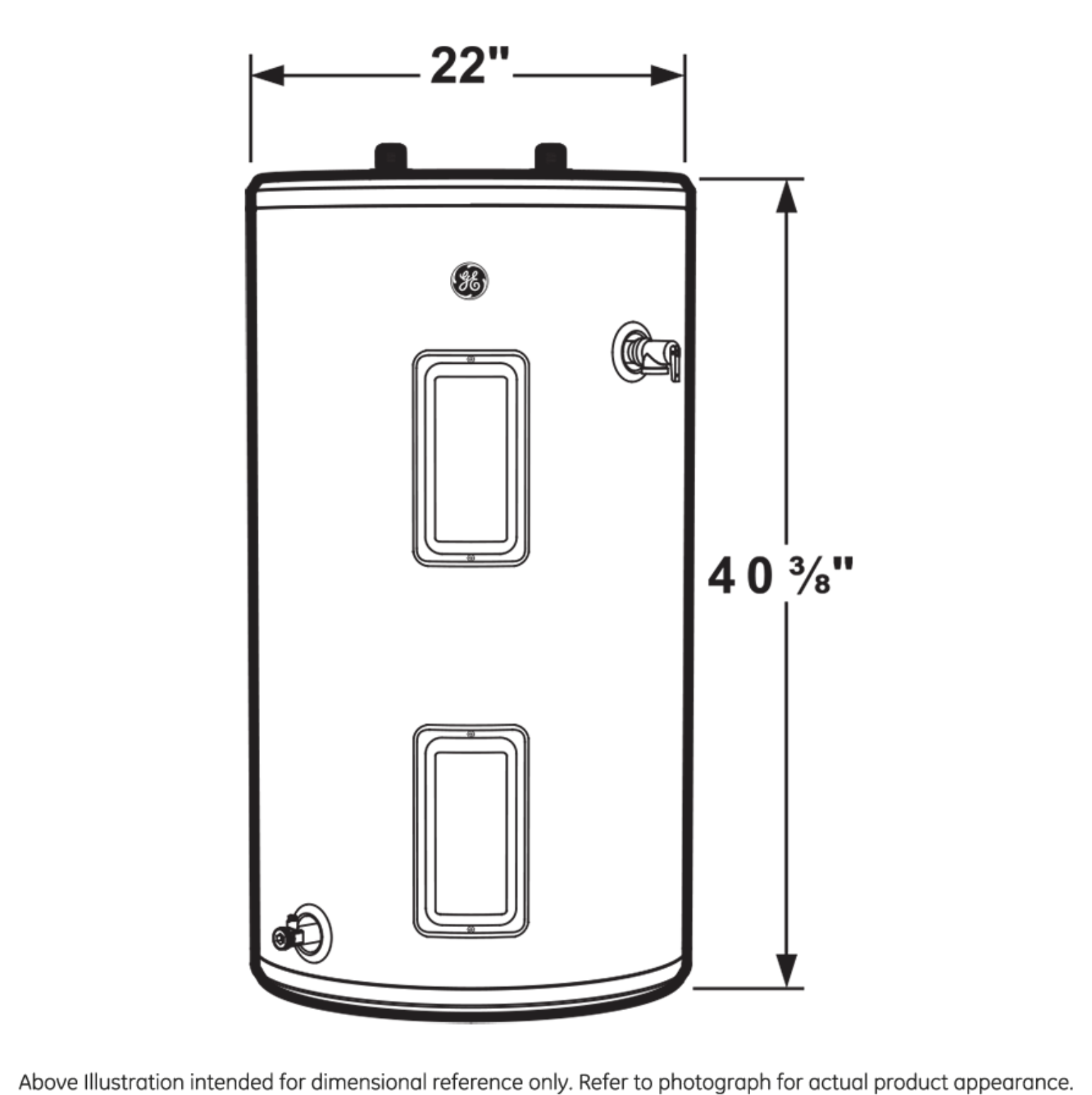 GE® 30 Gallon Short Electric Water Heater image 10