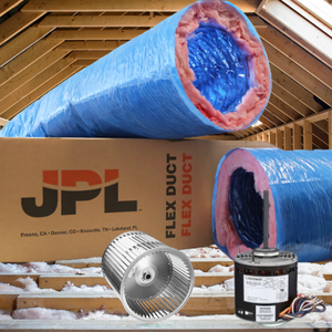 JPL R8-16 Flex Duct 16 Silver 25' Bag