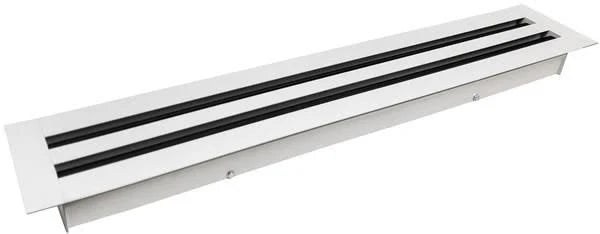Ozone - 12" x 2" Linear Slot Diffuser - 1 Slot - Modern Air Vent Cover for Ceiling, Wall or Floor