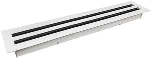 Ozone - 12" x 2" Linear Slot Diffuser - 1 Slot - Modern Air Vent Cover for Ceiling, Wall or Floor