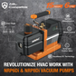 Smart Vacuum Pump, 6 CFM, DC, Digital Control, w/ Micron Gauge. M Series, NRP6Di
