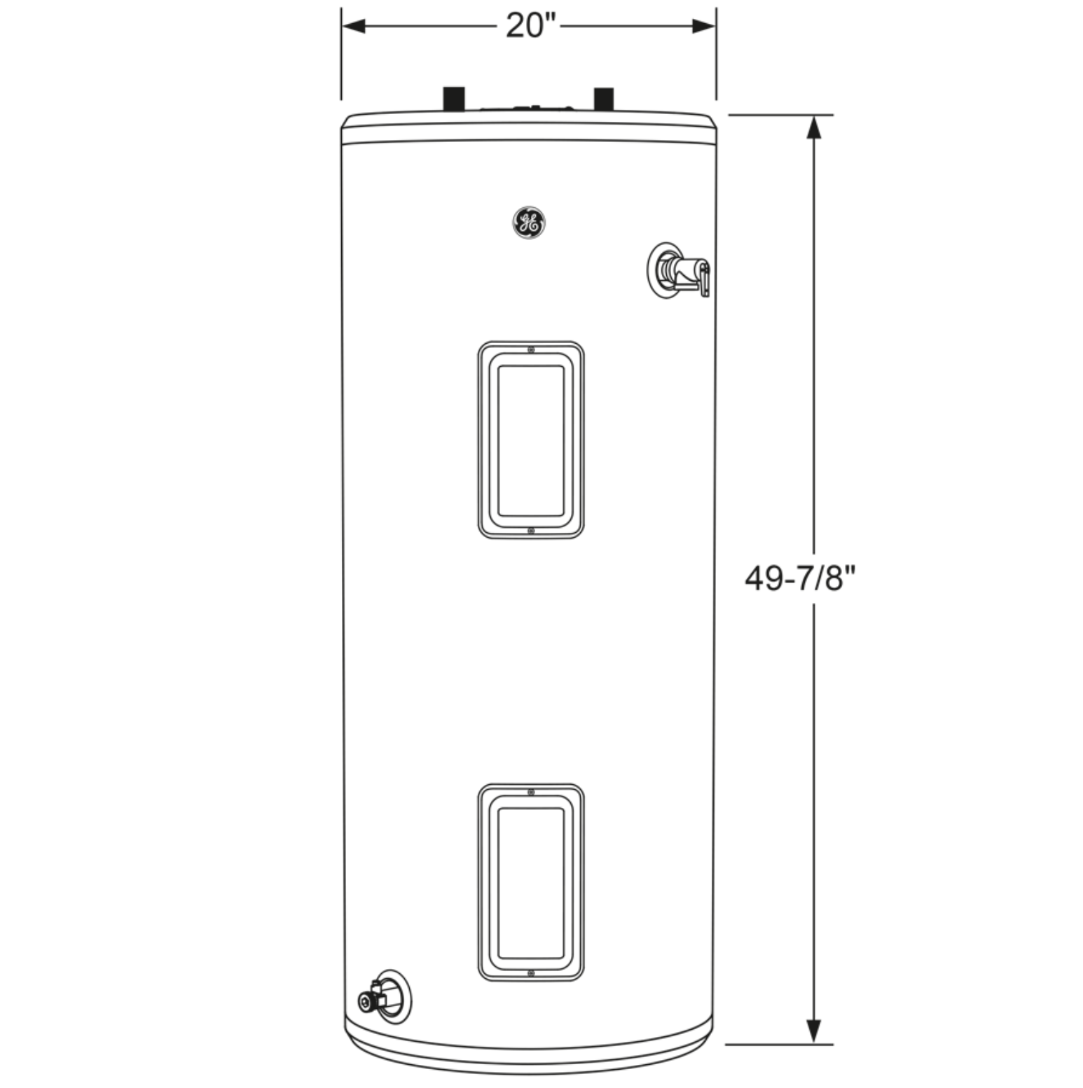 GE® 30 Gallon Tall Electric Water Heater image 11