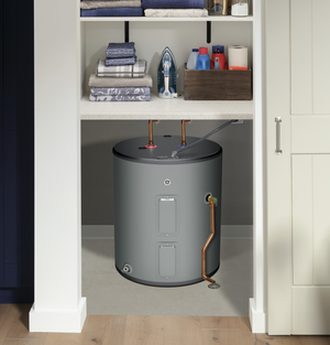 GE® 28 Gallon Top Port Lowboy Electric Water Heater image 1