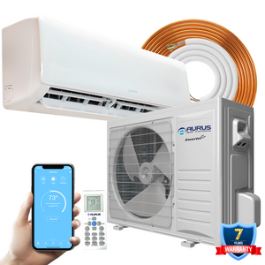 Smart AURUS 24K BTU Mini Split Inverter Cooling/Heat 220V image 0